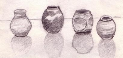four pots