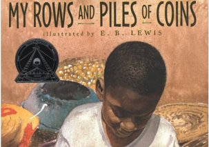 rows and piles of coins