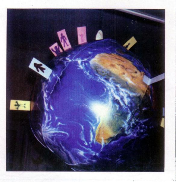 time Maui people on globe