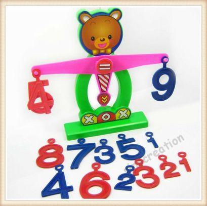 math Plastic-Bear-Shaped-Digital-Balance