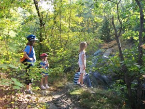 volunteers canal family field trip