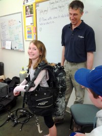 volunteers Phil with Kaitlin