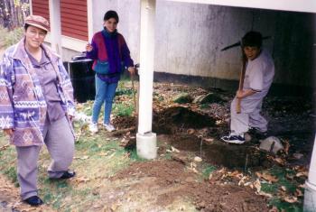 projects Lucy burying rot